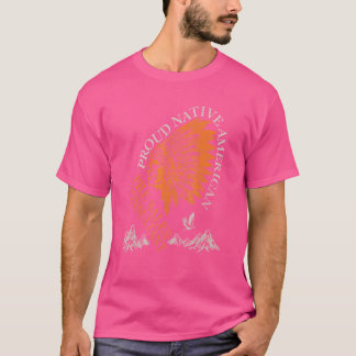 先住民誇りを持ったアメリカの就労前セールスコンサルタント Tシャツ