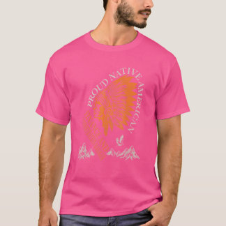 先住民誇りを持ったアメリカの雇用金融と管理者 Tシャツ