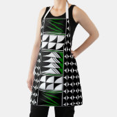 先住民賛美羽の緑 エプロン (インサイチュ)