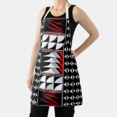 先住民賛美羽（赤） エプロン (インサイチュ)