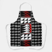 先住民賛美羽（赤） エプロン (正面)