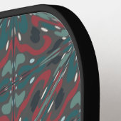 先住民部族の南西部の色のパターン ピックルボールラケット (左詳細)