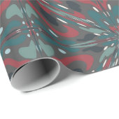 先住民部族の南西部の色のパターン ラッピングペーパー (ロールコーナー)