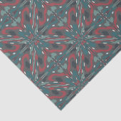 先住民部族の南西部の色のパターン 薄葉紙 (詳細)