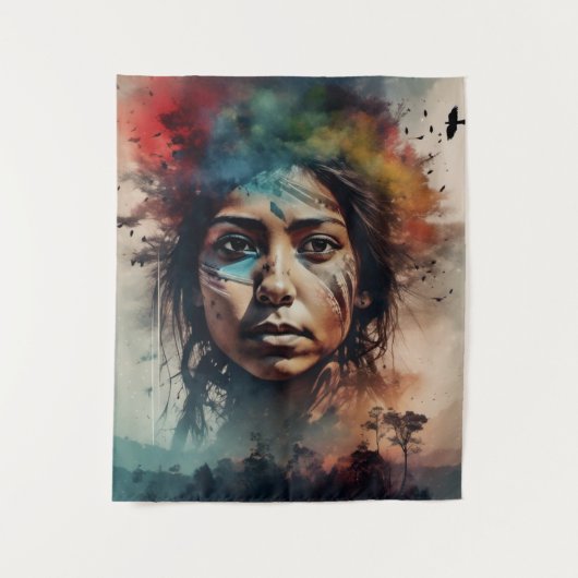 先住民部族の精神 タペストリー (正面)