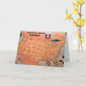 先住民部族マップ応答カード カード (黄色い花)