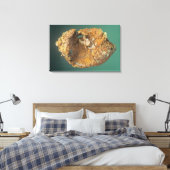 先住民銅(Cu)、米国ミシガン州 キャンバスプリント (インサイチュ (寝室))