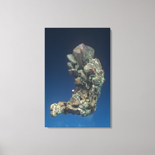 先住民銅(Cu)、米国ミシガン州 キャンバスプリント (正面)