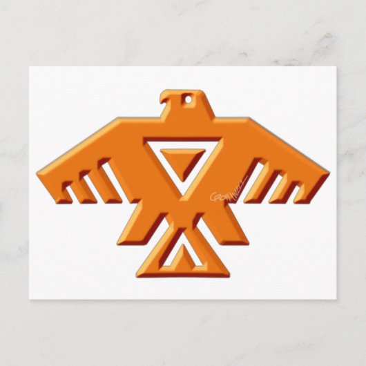 先住民雷鳥 ポストカード (正面)