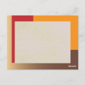 先住民顔付き葉書および薬車 ポストカード (裏面)