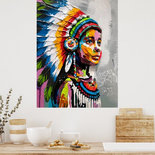 先住民魂 ポスター (キッチン)