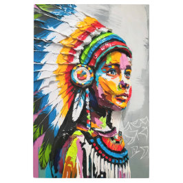 先住民魂 メタルプリント