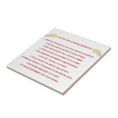 先住民10のコマンドセラミックタイル タイル (側面)