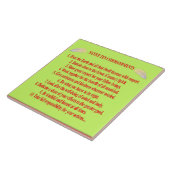 先住民10大(15cm)セラミックタイル タイル (側面)