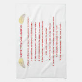 先住民10戒告書キッチンタオル キッチンタオル (縦)