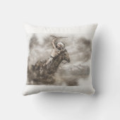 先住民・アメリカン・ウォリアー・スピリット クッション (裏面)