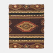 先住民·アメリカン·ウ統一されたィーバーズ フリースブランケット (正面)