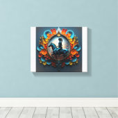 「先住民・アメリカン・ドリームスケープ」 キャンバスプリント (インサイチュ (ウッドフロア))