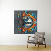 「先住民・アメリカン・ドリームスケープ」 タペストリー (インサイチュ(横))