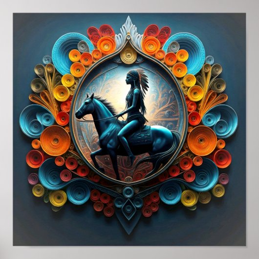 「先住民・アメリカン・ドリームスケープ」 ポスター (正面)