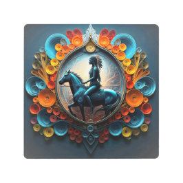 「先住民・アメリカン・ドリームスケープ」 メタルプリント