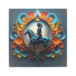 「先住民・アメリカン・ドリームスケープ」 メタルプリント