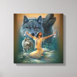 先住民 キャンバスプリント