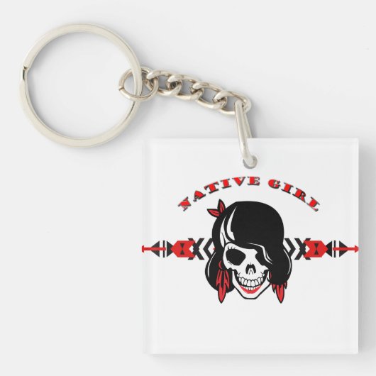 先住民 キーホルダー (正面)