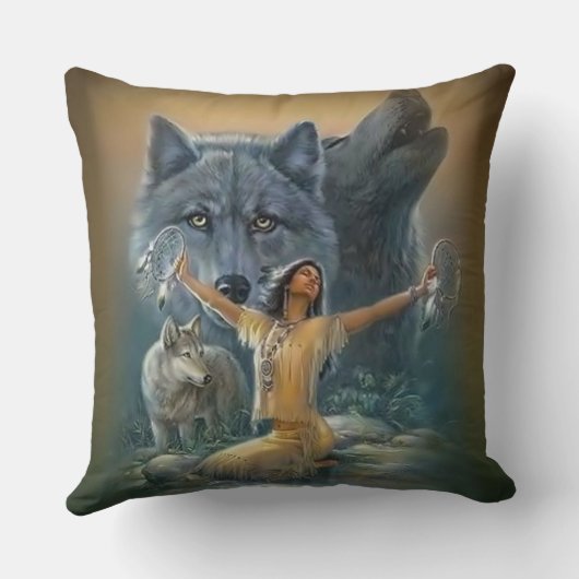 先住民 クッション (裏面)