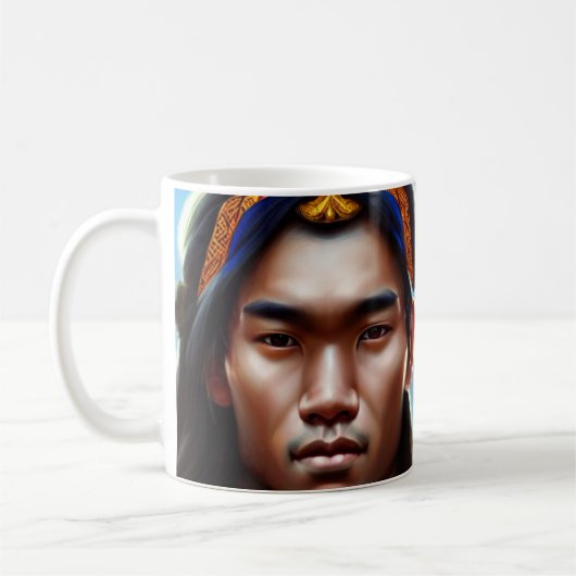 先住民 コーヒーマグカップ (左)