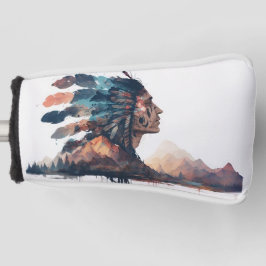 先住民 ゴルフヘッドカバー