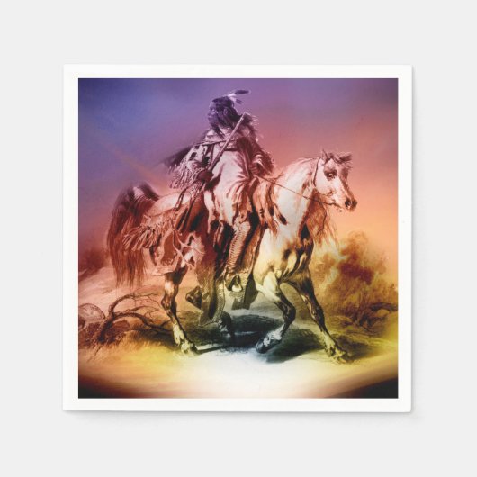 先住民 スタンダードカクテルナプキン (正面)