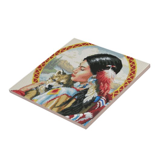 先住民 タイル (側面)