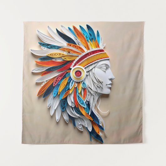 先住民 タペストリー (正面)