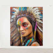 先住民 タペストリー (正面)