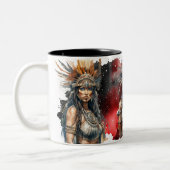 先住民 ツートーンマグカップ (左)