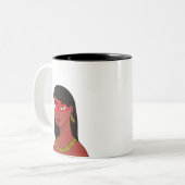 先住民 ツートーンマグカップ (正面左)