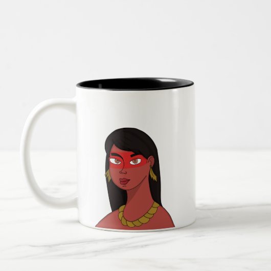 先住民 ツートーンマグカップ (左)