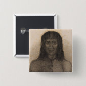 先住民、テラ·デル·フエゴ、アルゼンチン、チリ 缶バッジ (正面&裏面)