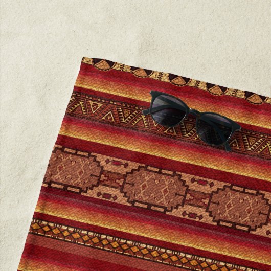 先住民 ビーチタオル (インサイチュ)