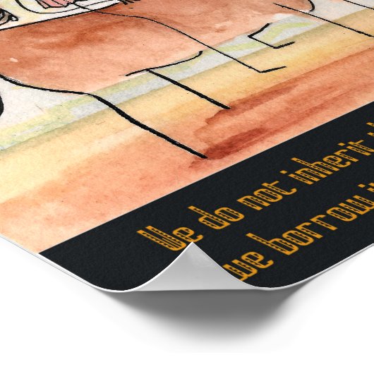 先住民 ポスター (角)