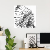 先住民 ポスター (ホームオフィス)