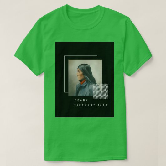 先住民AMERICANスリムフィット Tシャツ (デザイン正面)