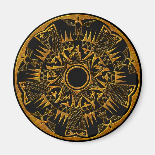 先住民American 1磁石 マグネット (正面)