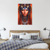 先住民American Apache Canvas Print キャンバスプリント (インサイチュ (寝室))