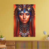 先住民American Apache Canvas Print キャンバスプリント (インサイチュ (リビング))