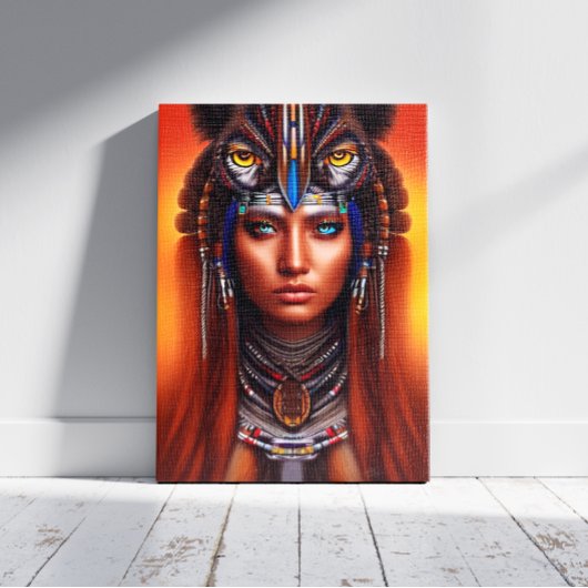 先住民American Apache Canvas Print キャンバスプリント