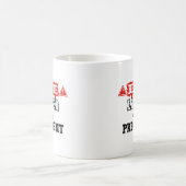 先例を取り巻く弁護士 | おもしろい弁護士 コーヒーマグカップ (中央)