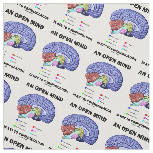 先入観のない考慮はコミュニケーション頭脳に主です ファブリック (見本)