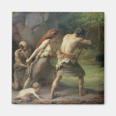 先史人狩りクマ， 1832 マグネット (正面)